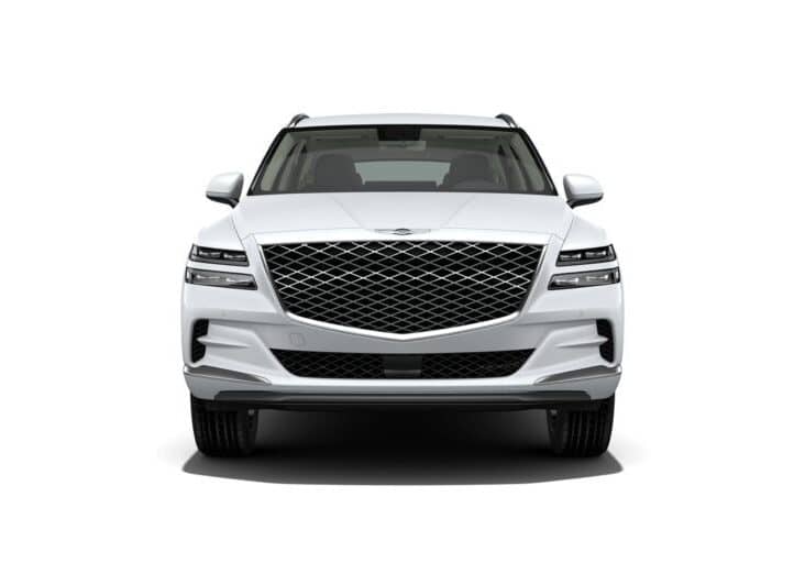 The Crest Grille Of The Genesis GV80