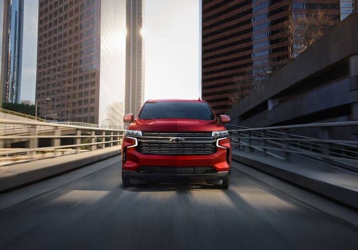 Grille Of Red 2022 Tahoe