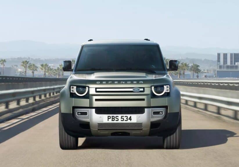 Front of the 2025 Land Rover Defender