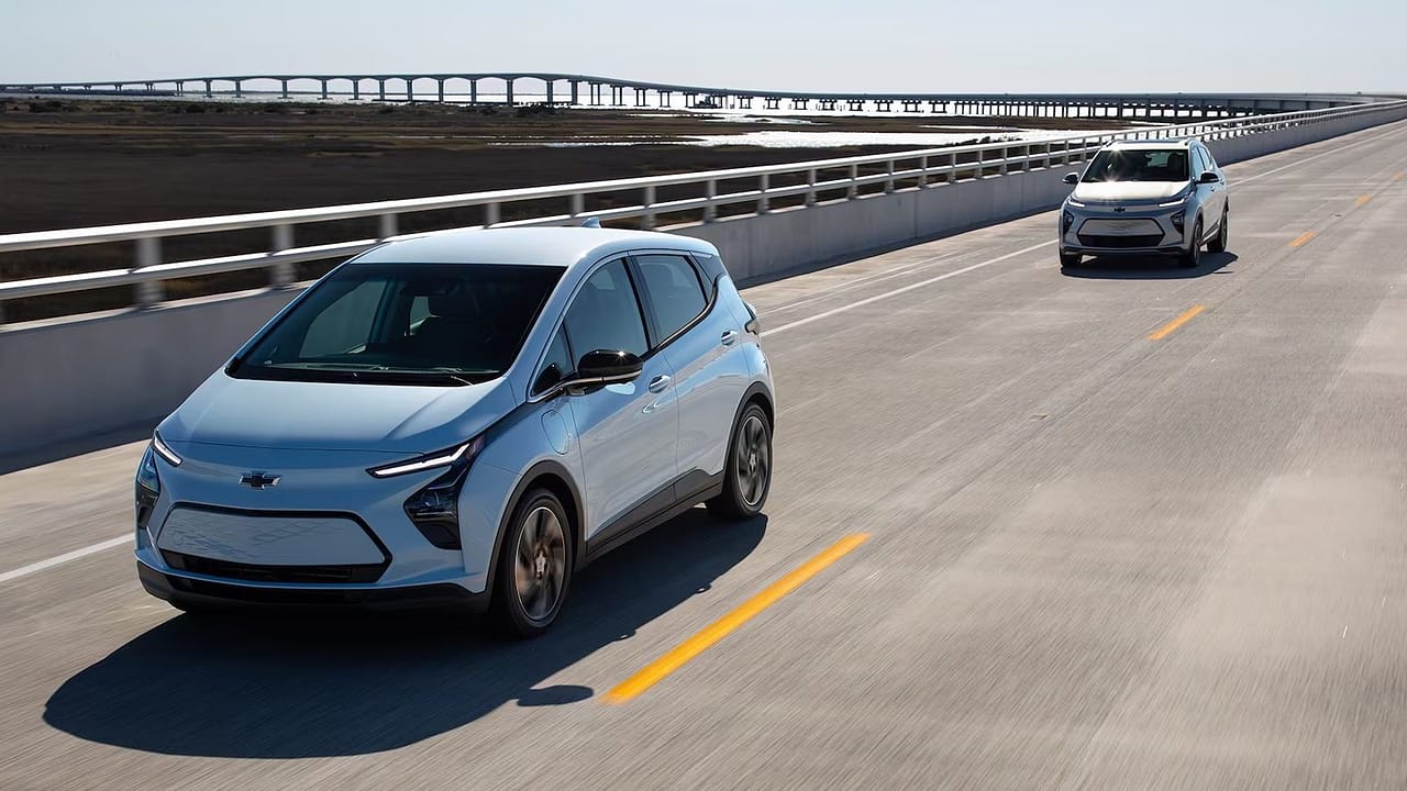 Two Chevy Bolts 