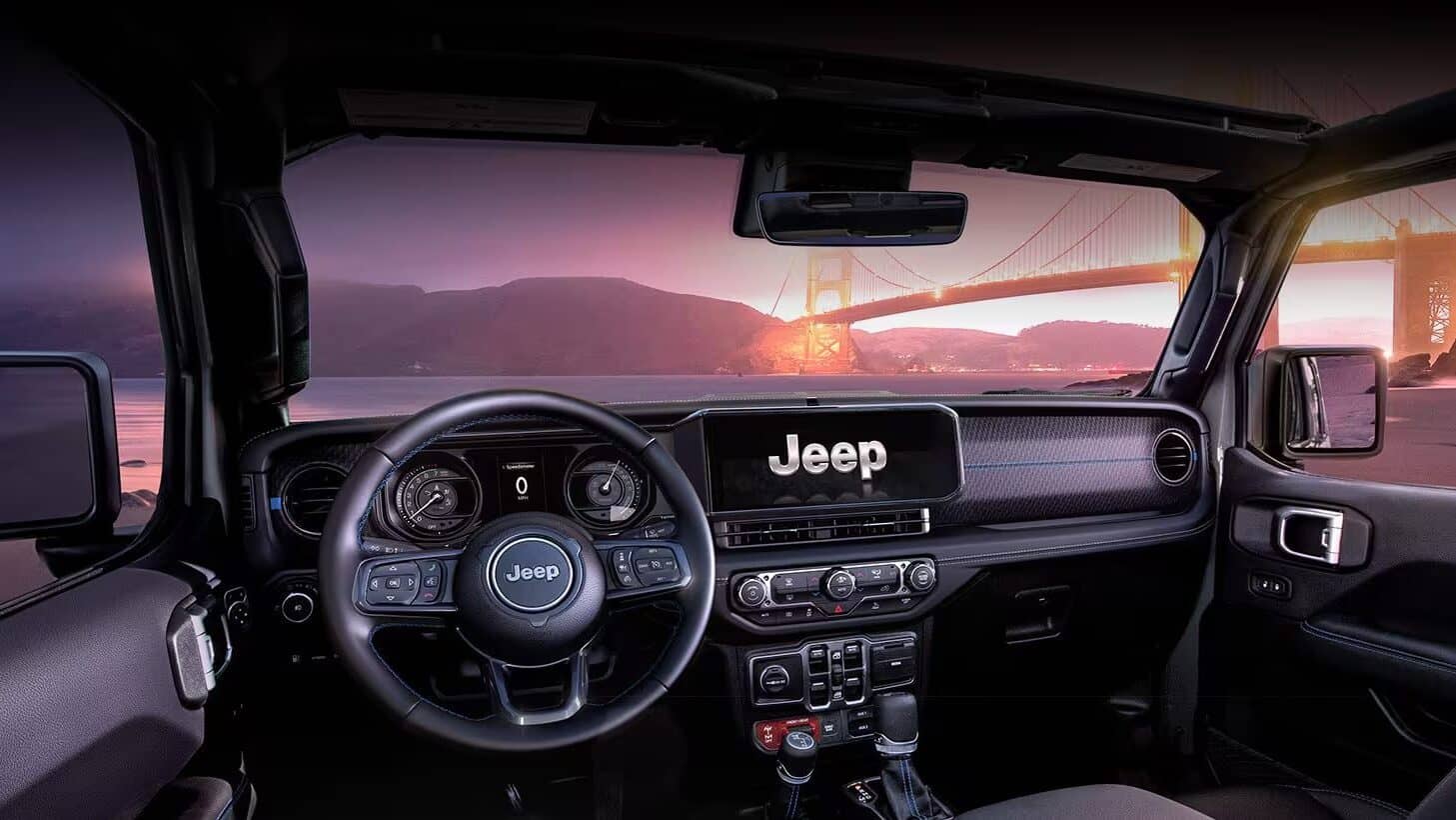 Interior of the 2024 Jeep Wrangler Cabin